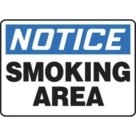 Accuform OSHA NOTICE SAFETY SIGN SMOKING MSMK812XL MSMK812XL